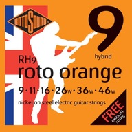 ROTOSOUND RH9 struny pre elektrickú gitaru 9-46 ROTO ORANŽ.