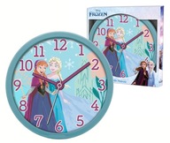 FROZEN nástenné hodiny, priem 24 cm pre deti