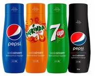 Súprava sirupov SodaStream 4ks Mirinda Pepsi MAX