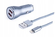 MYWAY USB NABÍJAČKA DO AUTO + KÁBEL 12/24V 36W