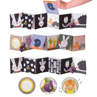 TAF TOYS Interaktívna knižka do kočíka, postieľky City Garden Collection