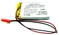 BATÉRIA Li-Poly 1100mAh 3,7V JST-2 PINS