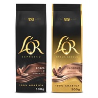 L'OR Espresso a Crema zrnková káva 1kg (2x500g)