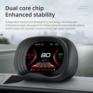 OBD2 Electronics HUD 3-palcový displej univerzálny el