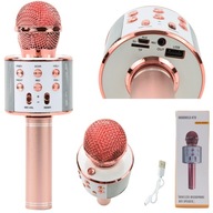 Bezdrôtový Bluetooth karaoke mikrofónový reproduktor