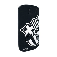 Kryt na telefón FC Barcelona s puzdrom XL čiernej farby