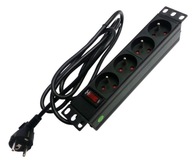 ALANTEC Power strip RACK 10'' 4 gn vypínač