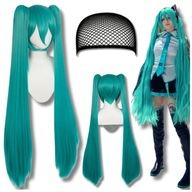 COSPLAY Parochňa ANIME KARNEVAL HATSUNE MIKU MODRÉ COSPLAY ŠATY