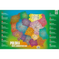 STOLNÁ DOSKA MAPA POĽSKA 550X365 MM, GDD