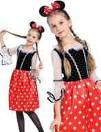 Kostýmové šaty Minnie Mouse - 140