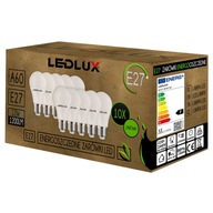 10x E27 A60 LED žiarovka 12W 1200lm 3 FARBY LEDLUX