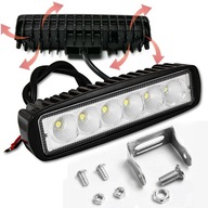 PANEL 6 LED x3W 18W PRACOVNÁ LAMPA 12V 24V IP67 E9