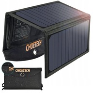 CHOETECH SOLAR NABÍJAČKA VEĽKÝ SKLADACÍ SOLÁRNY PANEL 2xUSB POWERBANK