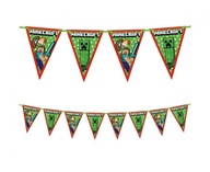 Banner Garland Minecraft Flags 230 cm