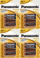 Alkalická batéria Panasonic AA (R6) 4 ks x4