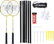 WISH rekreačný bedmintonový set 2 rakety + sieť + 3 raketoplány