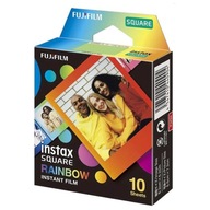 Fujifilm kazety 10 ks Instax SQUARE RAINBOW RAINBOW SQ1 Printer Link Film