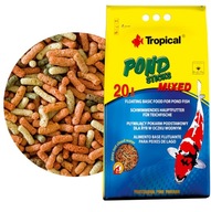 Tropical Pond Sticks Mixed 20L Krmivo pre ryby