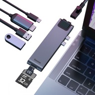 Adaptér pre MacBook Pro HUB 7v1 USB-C HDMI Baseus