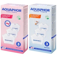 Vodné filtre AQUAPHOR Maxfor x3 a Maxfor Mg2+ x3