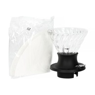 DRIPPER sklenený kávový filter Hario V60 čierny M1