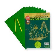 HOLOGRAM Scratch Board A4 (10 listov) GOLD-ZIE