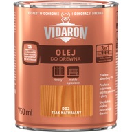 VIDARON Olej na drevo 0,75L NATURAL TEAK D02