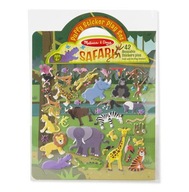 MELISSA & DOUG Opakovane použiteľné, vypuklé nálepky - SAFARI