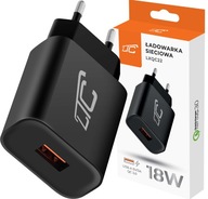 RÝCHLA SIEŤOVÁ NABÍJAČKA CUB ANDROID IPHONE 3.0 18W 5V/3A QC 3.0