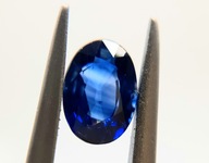 CERTIFIKÁT NATURAL BLUE SAPPHIRE 1,07 ct