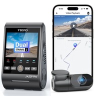 Viofo A229 Pro 2Ch DUO-G 4K+2K Videorekordér so zadnou kamerou GPS WiFi+CPL