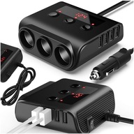 ĽAHŠIA ZÁSUVKOVÁ NABÍJAČKA 12/24V 4 USB PORTY