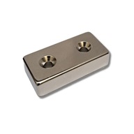 NEODYMOVÝ MAGNET 40x20x10 mm NA SKRUT