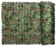 Camo maskovacia sieť na plot 4x5m Tieniaca záhrada Military 20m2