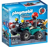 Playmobil 6879 ZLOČINEK SO QUAD mestským zlodejom