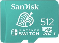 512GB micro SD karta SanDisk Nintendo Switch Wa-wa