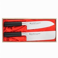 Sada Satake Saku PP Santoku + Nakiri v drevenej krabičke