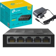 TP-Link LS1005G Switch Energeticky úsporný splitter LAN splitter 5 portov