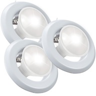 3x LED STROPNÉ SVETLÁ + ŽIAROVKA GU10