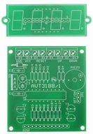 Počítadlo impulzov (udalostí), AVT3188 PCB+ uP