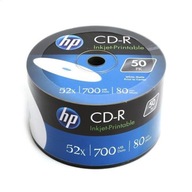 HP CD-R | 700 MB | x52 | vreteno 50