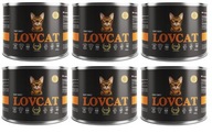 LOVCAT - Krmivo pre mačky - TURECKO 6x200g