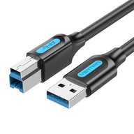 VENTION KÁBEL USB-A 3.0 NA USB-B RÝCHLY PRE TLAČIAREŇ 5000 MBIT/S 1M