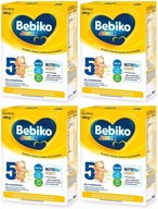 BEBIKO 5 Junior upravené mlieko 4x600g = 2400g