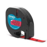 Dymo LetraTag 12 mm x 4 m červená S0721630