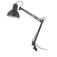 IKEA TERTIAL Stolná lampa, tmavošedá