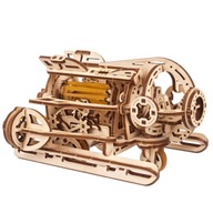 Drevený model ponorky Ugears steampunk