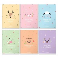 NOTEBOOK A5/32K CHECK PASTEL CUTE (10KS), HERLITZ