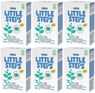 6x Nestlé LITTLE STEPS 3 ďalšie mlieko 500g