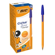 20 ks x BIC Orange Original Fine pero 0,8 mm, modré